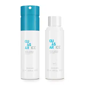 Combo Quasar Ice: Body Spray 100ml + Refil Body Spray 100ml