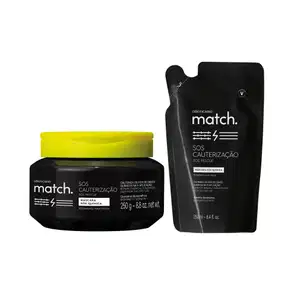 Combo o Boticário Match Máscara Capilar Pós-Química + 1 Refil