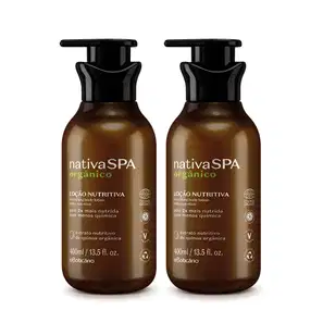 Combo Loção Nutritiva Corporal Nativa Spa Orgânico 400ml (2 itens)