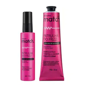 Combo Match. Patrulha do Frizz: Máscara Capilar 100g + Sérum Capilar 50ml