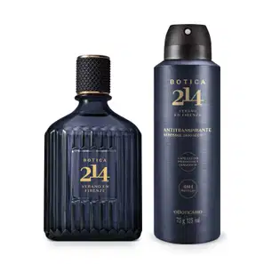 Combo Botica 214 Verano en Firenze: Eau de Parfum Feminino 75ml + Eau de Parfum Masculino 90ml