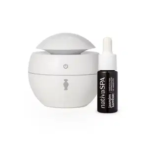 Combo Aromatizador de Ambientes: Difusor Eletrônico + Essência de Jasmim Sambac 10 ml