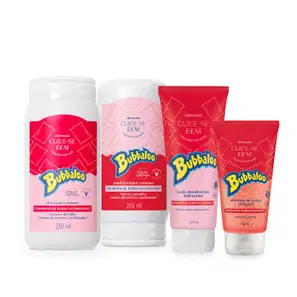 Combo Bubbaloo Morango (4 itens)