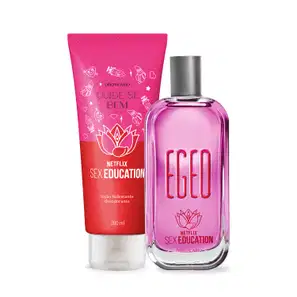 Combo Netflix Sex Education: Loção Hidratante Corporal 200ml + Egeo Desodorante Colônia 90ml