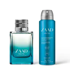 Combo Zaad Arctic: Eau de Parfum 95ml + Desodorante Antitranspirante Aerosol 75g