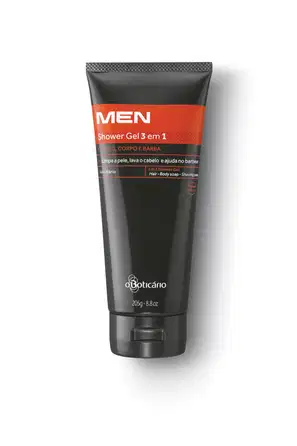 Shower Gel 3 em 1 Cabelo, Corpo e Barba MEN 205g - DSC