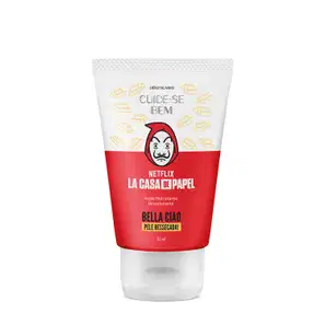 Loção Hidratante Desodorante Bella Ciao Ressecamento Cuide-se Bem La Casa de Papel 50ml