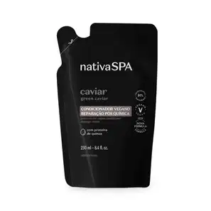 Refil Condicionador Nativa SPA Caviar Reparação Pós Química 250ml