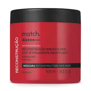Máscara Capilar Match SOS Reconstrução 500ml - DSC