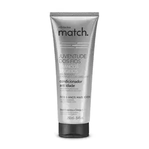 Condicionador Anti-Idade Match Juventude dos Fios Brancos Tingidos 250ml   