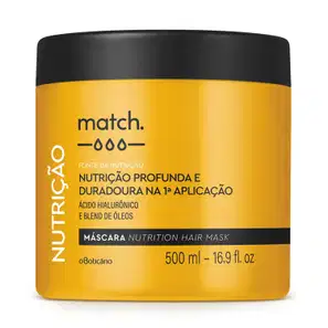 Máscara Capilar Match Fonte da Nutrição 500ml - DSC