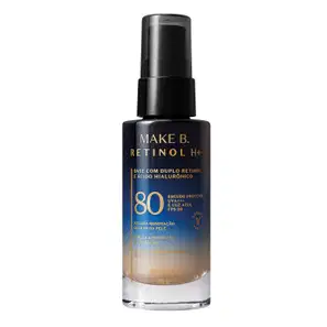 Base Líquida Cor 30 com FPS 80 Make B. Retinol H+ 26g)