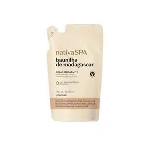 Refil Loção Hidratante Desodorante Corporal Nativa SPA Baunilha de Madagascar 400ml - DSC