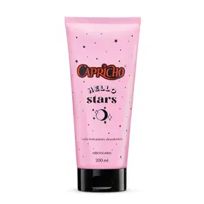 Loção Hidratante Desodorante Corporal Capricho Hello Stars 200ml