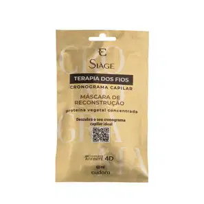 Sachet Máscara De Reconstrução Siàge Terapia dos Fios Cronograma Capilar 60ml