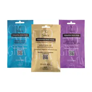 Combo Cronograma Capilar Siàge Terapia dos Fios Máscara Capilar: Reconstrução 60ml + Hidratação 60ml + Nutrição 60ml