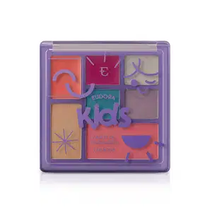 Eudora Kids Poder Colorido - Paleta de Maquiagem Multifuncional