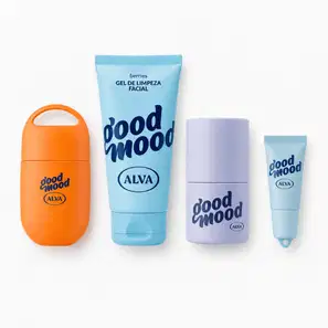 Kit Good Mood by Alva Rotina Completa: Gel de Limpeza + Hidratante + Desodorante + Lip Balm