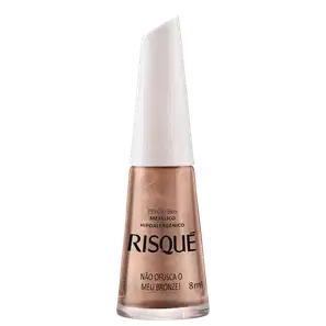 Risqué Metálicos Não Ofusca Meu Bronze - Esmalte Metálico 8ml