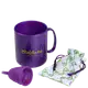 Kit Violeta Cup Violeta Tipo B (-30 anos ou sem filhos) - Coletor Menstrual + Higienizador de Coletor (1)