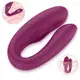 Vibrador de Casal Magenta com 9 Vibrações - S-Hande Viviana (1)