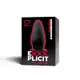 Plug Anal Exxxplicit Love Black Dome com Vibração 14x5,5cm (2)