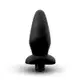 Plug Anal Exxxplicit Love Black Dome com Vibração 14x5,5cm (1)