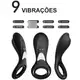 Dorado - Anel Peniano e Escroto Com Vibração - Estimula Clitóris 9 Vibrações (5)