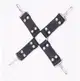 Kit Bondage BDSM 7 Peças c/ Coleira Guia Mordaça Algema Tornozeleira e Chicote (4)