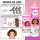 Kit Salon Line SOS Cachos Kids: Shampoo e Condicionador + Creme para Pentear, Ativador de Cachos e Máscara de Hidratação Intensa Hidratação (4)