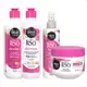 Kit Salon Line Meu Liso Demais Alinhador: Shampoo 300ml e Condicionador 200ml + Creme de Tratamento 300g e Spray Defrizante Desembaraçante 240ml (6)