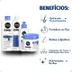 Kit Salon Line SOS Bomba Crescimento Capilar: Shampoo 300ml e Condicionador 200ml + Máscara Hidratante 500g e Creme Para Pentear 300ml (1)