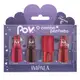 Kit Impala Pov Antonela: 2 Esmaltes, 1 Top Coat e 1 Gloss Labial (1)