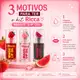 Kit Ricca Magic Lip Oil: Morango, Melancia e Pessego (4)
