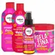 Kit Salon Line Definição Cachos Ostentação: Shampoo e Creme Multifuncional + Gelatina e Óleo Booster (1)