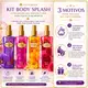 Kit Presente Phytoderm Deo Colônia: Intense Love, Sexy Girl, Pure Secret e Vanilla Kiss 200ml e Rosa com Ursinho (6)