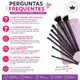 Kit Pincéis Macrilan Trend: Completo Com 10 Unidades (7)