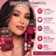 Kit Jasmyne Safra 09: Paleta De Sombras + Blush Mousse Rosado, Máscara De Cílios E Hidra Gloss Frambroesa (2)