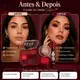 Kit Jasmyne Safra 09: Paleta De Sombras, Blush Vermelho, E Máscara (3)