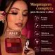 Kit Jasmyne Safra 09: Paleta De Sombras E Máscara Vinho Cabernet (2)