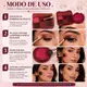 Kit Jasmyne Safra 09: Paleta De Sombras E Blush Pink Rosado (5)