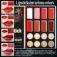 Kit Paleta 55 Cores Sombras Gloss Contorno Corretivo e Iluminador ElaShopp Preto (3)