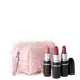 Kit M·A·C Frosted Firework Fireworked Like a Charm Lipstick Pink (4 Produtos) (1)