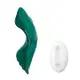 Vibrador de Calcinha Recarregável Selim com Controle sem Fio Verde (1)