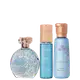 Conjunto Floratta Blue Crystal o Boticário - Body Spray 100ml + Desodorante Colônia 75ml + Creme Hidratante 200ml