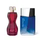 Perfumaria Para Casal: Glamour Diva 75ml + Quasar Vision 100ml