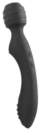 Twist Vibrador Varinha 2 em 1 Recarregável com Cabeça Flexível Black (3)