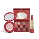 Combo Niina Secrets Soft Petals: Paleta de Sombras 10g + Iluminador 3g + Batom Rosa Secreta 3,8g