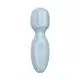 Vibrador Varinha Mágica Recarregável com 10 Modos de Vibração e Toque Aveludado Intt - Azul (5)