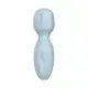 Vibrador Varinha Mágica Recarregável com 10 Modos de Vibração e Toque Aveludado Intt - Azul (3)